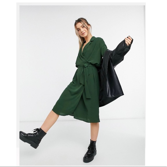 Monki Andi Midi Dress - Picture 1 of 6